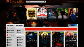 What Cinez.biz website looked like in 2022 (1 year ago)