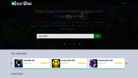 What Cheatware.net website looked like in 2022 (2 years ago)