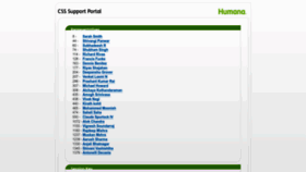What Css.humana.com website looked like in 2022 (1 year ago)