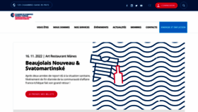 What Chambre.cz website looked like in 2022 (1 year ago)