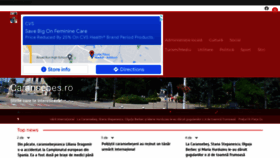 What Caransebes.ro website looked like in 2022 (1 year ago)