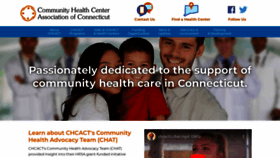 What Chcact.org website looked like in 2022 (1 year ago)