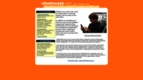 What Climbto350.com website looked like in 2022 (1 year ago)