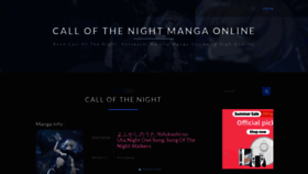 What Callofnight.com website looked like in 2022 (1 year ago)