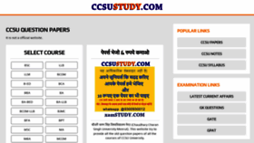 What Ccsustudy.com website looked like in 2022 (1 year ago)