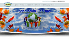 What Carisma.cat website looked like in 2022 (1 year ago)