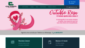 What Cetamdiagnostico.com.br website looked like in 2022 (1 year ago)