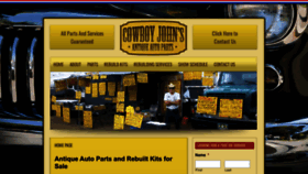 What Cowboyjohnsautoparts.com website looked like in 2022 (2 years ago)