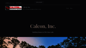 What Calconinc.com website looked like in 2022 (1 year ago)