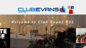 What Clubevans.com.au website looked like in 2022 (1 year ago)