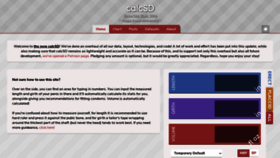 What Calcsd.info website looked like in 2022 (3 years ago)
