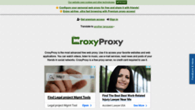 What Croxyproxy.rocks website looked like in 2022 (1 year ago)