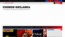 What Chordssrilanka.com website looked like in 2022 (1 year ago)