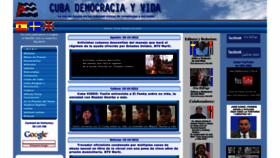 What Cubademocraciayvida.org website looked like in 2022 (1 year ago)