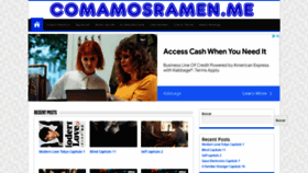 What Comamosramen.org website looked like in 2022 (1 year ago)