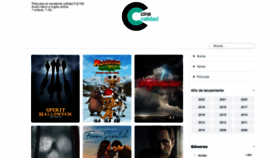 What Cinecalidad.ws website looked like in 2022 (1 year ago)