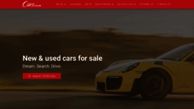 What Cars.co.za website looked like in 2022 (1 year ago)