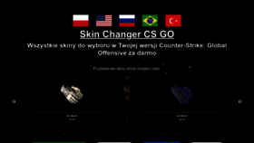 What Csgo-skin-changer.pl website looked like in 2022 (1 year ago)