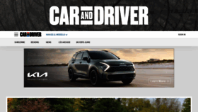 What Caranddriver.com website looked like in 2022 (1 year ago)