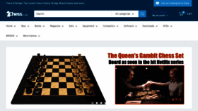 What Chesscenter.com website looked like in 2022 (1 year ago)