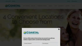 What Coastalskinsurgery.com website looked like in 2022 (1 year ago)