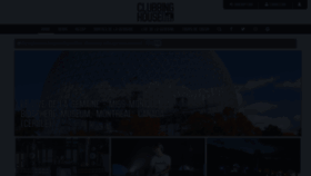 What Clubbinghouse.com website looked like in 2022 (1 year ago)