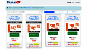 What Coupon500.com website looked like in 2022 (1 year ago)