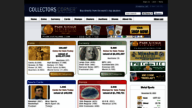 What Collectorscorner.com website looked like in 2022 (1 year ago)