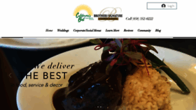 What Californiasbestcatering.com website looked like in 2022 (1 year ago)