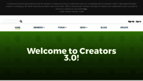 What Creators.ning.com website looked like in 2022 (2 years ago)