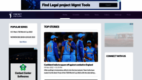 What Cricketlineguru.com website looked like in 2022 (1 year ago)