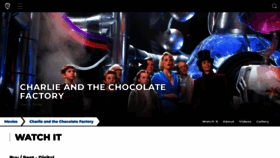 What Chocolatefactorymovie.warnerbros.com website looked like in 2022 (1 year ago)