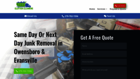 What Clutter-cleaners.com website looked like in 2022 (2 years ago)