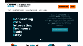 What Cwiemeevents.com website looked like in 2022 (1 year ago)