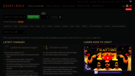 What Craftofexile.com website looked like in 2022 (2 years ago)