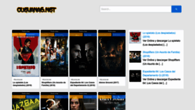 What Cuevana3.net website looked like in 2022 (3 years ago)
