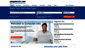 What Computerjobs.com website looked like in 2022 (1 year ago)