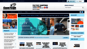 What Camtechsurveillance.com website looked like in 2022 (1 year ago)