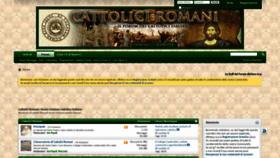 What Cattoliciromani.com website looked like in 2022 (1 year ago)