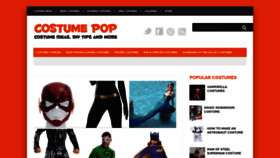 What Costumepop.com website looked like in 2022 (1 year ago)
