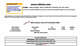 What Chimix.com website looked like in 2022 (1 year ago)