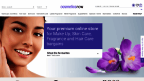 What Cosmeticsnow.com.au website looked like in 2022 (1 year ago)