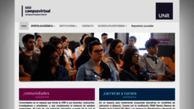 What Campusvirtualunr.edu.ar website looked like in 2022 (1 year ago)
