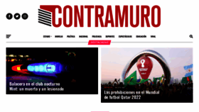 What Contramuro.com website looked like in 2022 (1 year ago)
