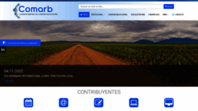 What Comarb.gob.ar website looked like in 2022 (1 year ago)