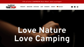 What Campwerk.com website looked like in 2022 (1 year ago)
