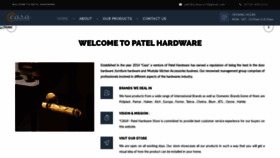 What Casapatelhardware.com website looked like in 2022 (1 year ago)