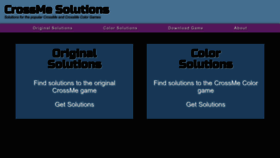 What Crossmesolutions.com website looked like in 2022 (1 year ago)