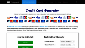 What Cardgenerator.io website looked like in 2022 (1 year ago)