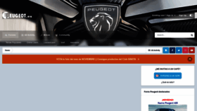 What Clubpeugeot.es website looked like in 2022 (1 year ago)